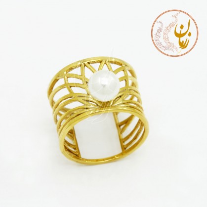 Gold Ring - Lily Design-ZMR0289